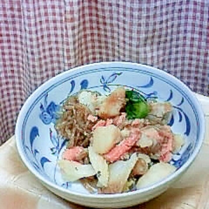 味つけなし！塩サケの肉じゃが風